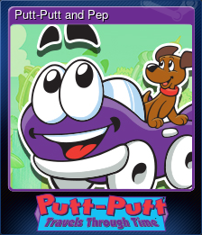 Series 1 - Card 1 of 6 - Putt-Putt and Pep