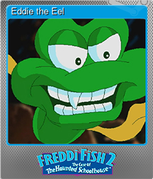 Series 1 - Card 3 of 6 - Eddie the Eel