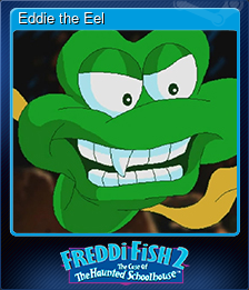 Series 1 - Card 3 of 6 - Eddie the Eel