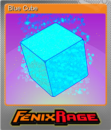 Series 1 - Card 6 of 6 - Blue Cube