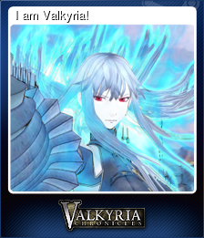 Series 1 - Card 2 of 7 - I am Valkyria!