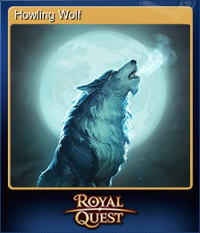 Series 1 - Card 12 of 12 - Howling Wolf