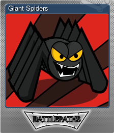 Series 1 - Card 4 of 11 - Giant Spiders