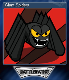 Series 1 - Card 4 of 11 - Giant Spiders