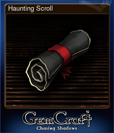 Series 1 - Card 2 of 5 - Haunting Scroll