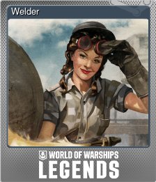 Series 1 - Card 6 of 6 - Welder