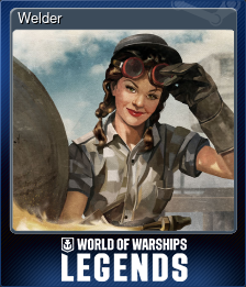 Series 1 - Card 6 of 6 - Welder
