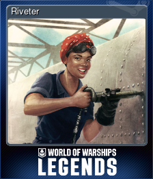 Series 1 - Card 5 of 6 - Riveter