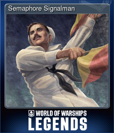 Series 1 - Card 2 of 6 - Semaphore Signalman