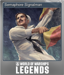 Series 1 - Card 2 of 6 - Semaphore Signalman