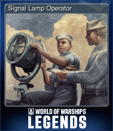 Series 1 - Card 3 of 6 - Signal Lamp Operator