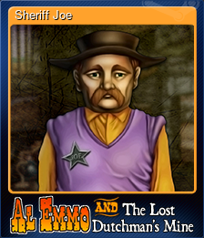 Series 1 - Card 6 of 6 - Sheriff Joe