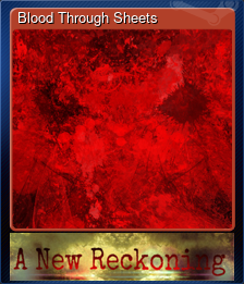 Series 1 - Card 6 of 9 - Blood Through Sheets