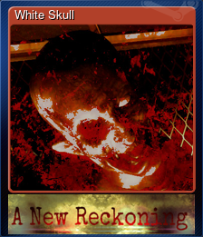 Series 1 - Card 7 of 9 - White Skull