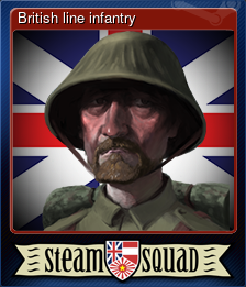 Series 1 - Card 8 of 10 - British line infantry