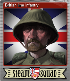 Series 1 - Card 8 of 10 - British line infantry