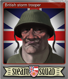 Series 1 - Card 5 of 10 - British storm trooper