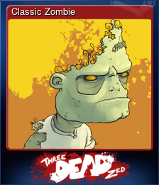 Series 1 - Card 1 of 7 - Classic Zombie