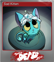 Series 1 - Card 6 of 7 - Sad Kitten