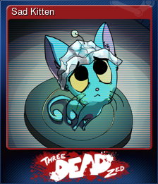 Series 1 - Card 6 of 7 - Sad Kitten