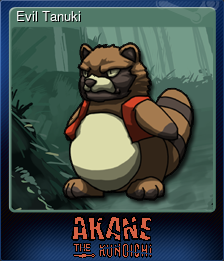 Series 1 - Card 6 of 7 - Evil Tanuki