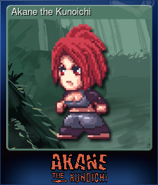 Series 1 - Card 1 of 7 - Akane the Kunoichi