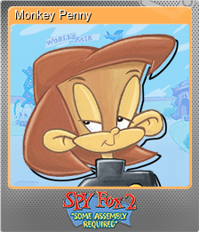 Series 1 - Card 5 of 6 - Monkey Penny