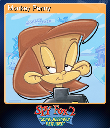 Series 1 - Card 5 of 6 - Monkey Penny