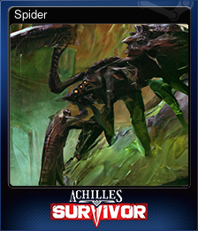 Series 1 - Card 6 of 6 - Spider