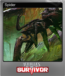 Series 1 - Card 6 of 6 - Spider