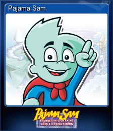 Series 1 - Card 1 of 6 - Pajama Sam