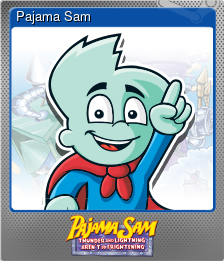 Series 1 - Card 1 of 6 - Pajama Sam