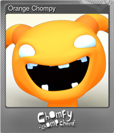 Series 1 - Card 2 of 8 - Orange Chompy