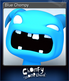 Series 1 - Card 1 of 8 - Blue Chompy