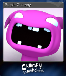 Series 1 - Card 3 of 8 - Purple Chompy