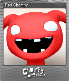 Series 1 - Card 4 of 8 - Red Chompy