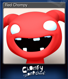 Series 1 - Card 4 of 8 - Red Chompy