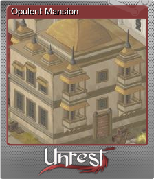 Series 1 - Card 4 of 6 - Opulent Mansion