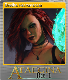 Series 1 - Card 3 of 10 - Bredita Necromancer