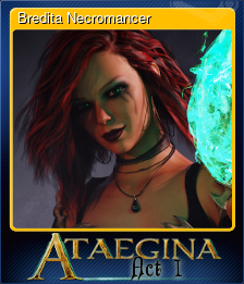Series 1 - Card 3 of 10 - Bredita Necromancer