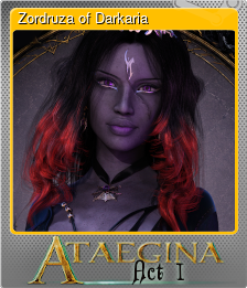 Series 1 - Card 8 of 10 - Zordruza of Darkaria