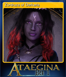 Series 1 - Card 8 of 10 - Zordruza of Darkaria