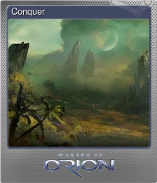 Series 1 - Card 2 of 9 - Conquer