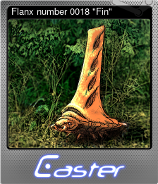 Series 1 - Card 2 of 6 - Flanx number 0018 "Fin"
