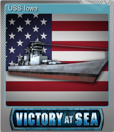 Series 1 - Card 2 of 6 - USS Iowa