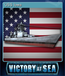 Series 1 - Card 2 of 6 - USS Iowa