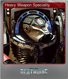 Series 1 - Card 6 of 10 - Heavy Weapon Speciality