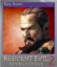 Series 1 - Card 2 of 8 - Barry Burton