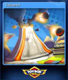 Series 1 - Card 8 of 8 - Volcano!