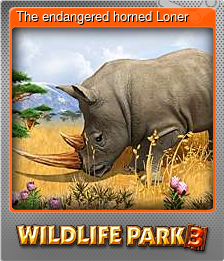 Series 1 - Card 4 of 15 - The endangered horned Loner